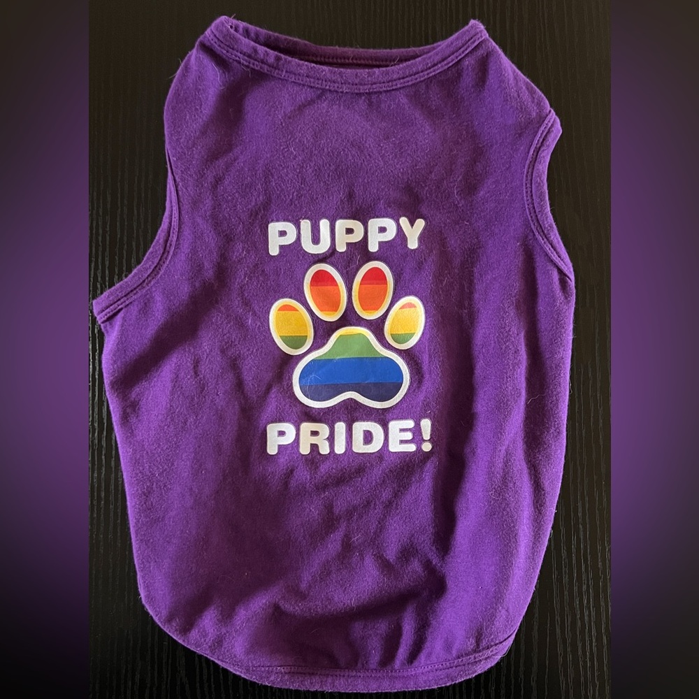 Puppy Pride dog shirt!